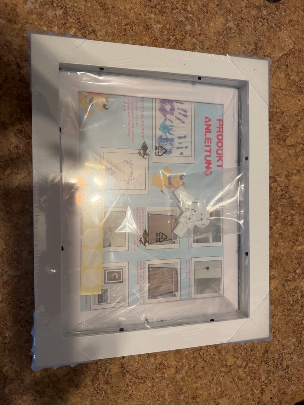 White Picture Frame with Mat -